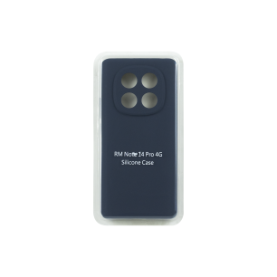 Накладка Full Silicone Case XIAOMI Redmi Note 14 Pro 4G (08 / Midnight Blue)