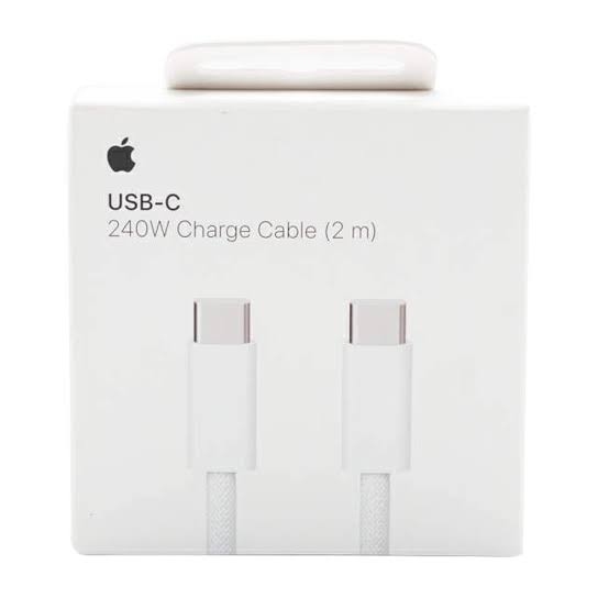 Cable Apple USB-C To USB-C  240W Charge 2M