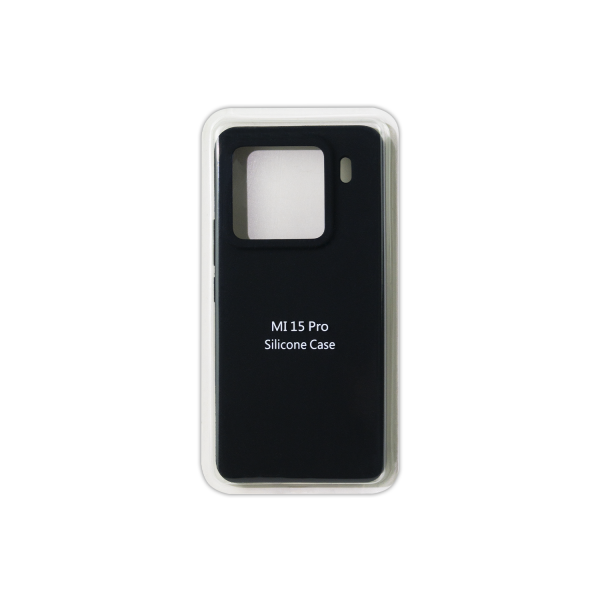 Накладка Full Silicone Case XIAOMI Mi 15 Pro (03 / Black)