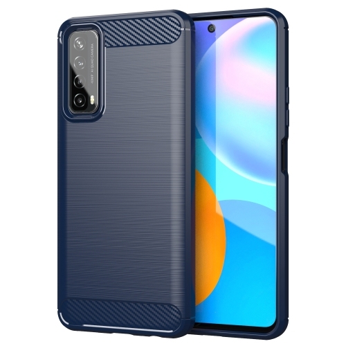 Huawei P Smart 2021 Brushed Carbon TPU (Navy Blue)