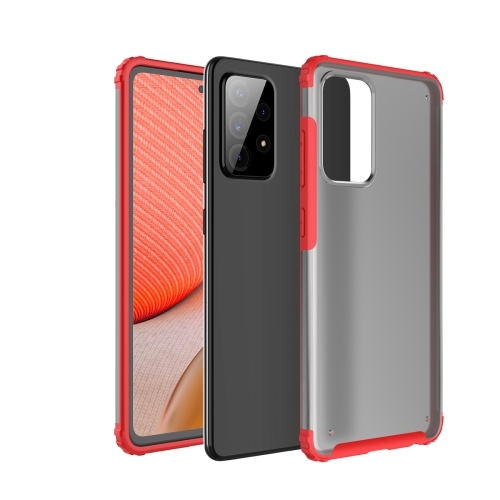 Husa Extra Samsung A72 Four-corner Shockproof TPU + PC (Red)