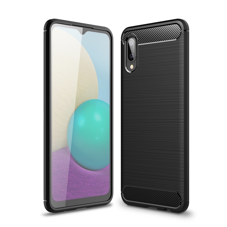 Samsung A02 Brushed Carbon TPU (Black)
