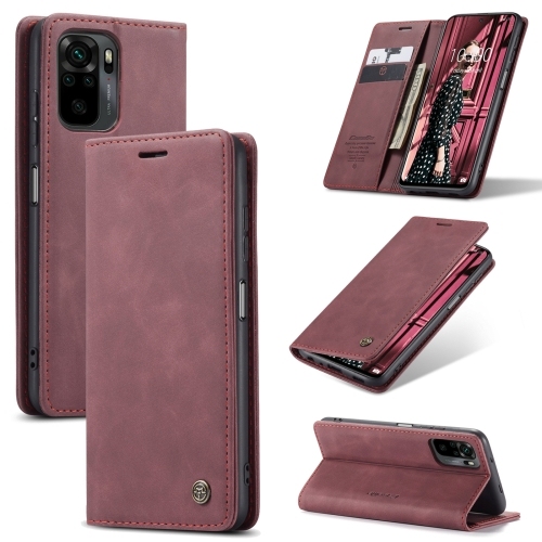 Carte CaseMe 013 Redmi Note 10 / Note 10s (Wine Red)