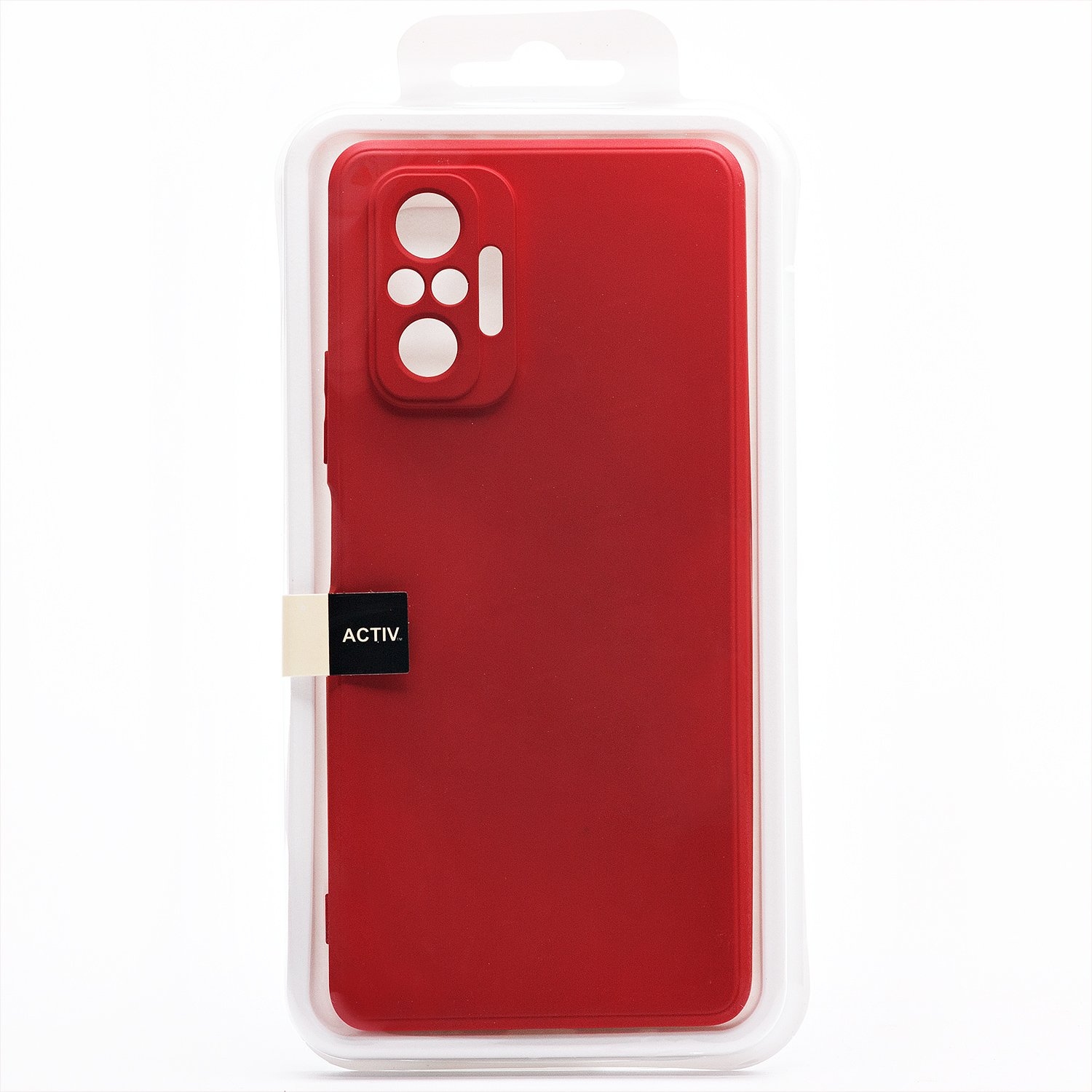 Husa p/u Xiaomi Redmi Note 10 5G/Poco M3 Pro Solid Color Imitation (Red)