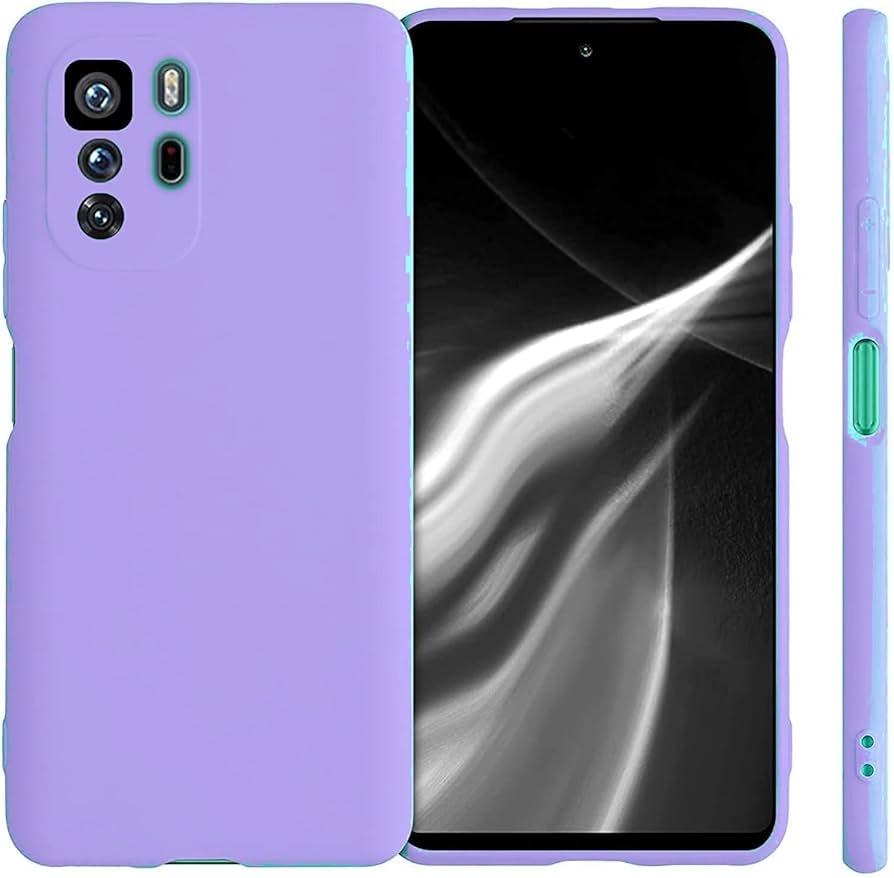 Husa p/u Xiaomi Redmi Note 10 Pro China Version/Poco X3 GT Solid Color Silicone (Purple)