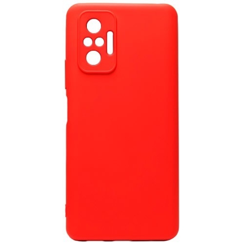 Husa p/u Xiaomi Redmi Note 10 Pro China Version/Poco X3 GT Solid Color Silicone (Red)