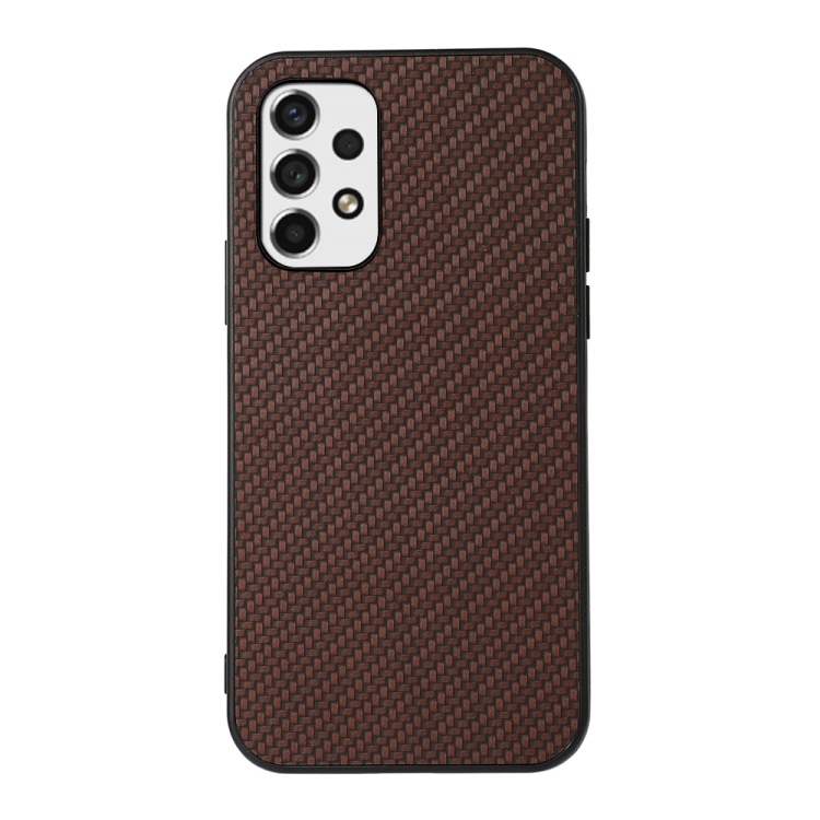Husa p/u Samsung A53 5G Carbon Fiber Skin Phone (Brown)