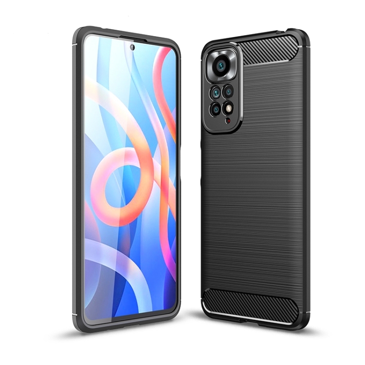 Xiaomi Redmi Note 11 / Note 11S Brushed Carbon TPU (Black)