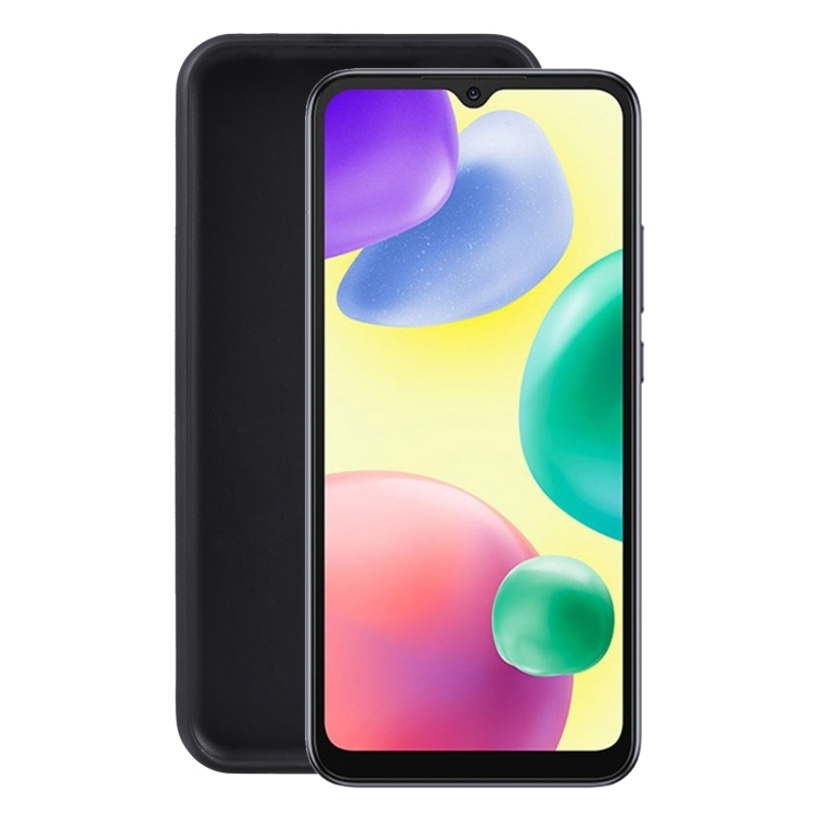 TPU Husa p/u Xiaomi Redmi 10A/9C(Pudding Black)