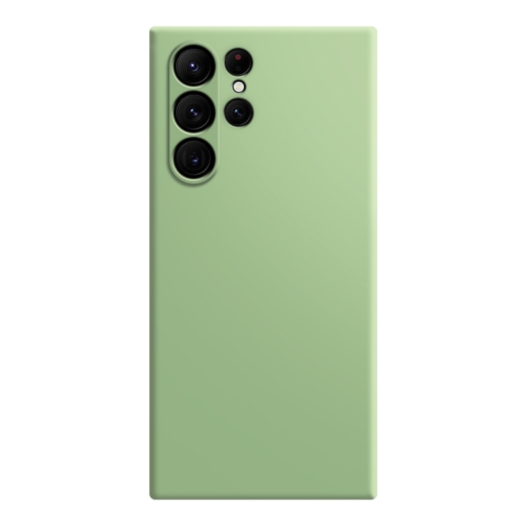 Husa p/u Samsung S23 Ultra 5G Imitation Liquid Silicone (Matcha Green)