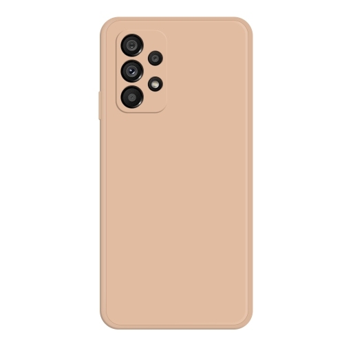 Samsung A53 5G Imitation Liquid Silicone Husa (Apricot)