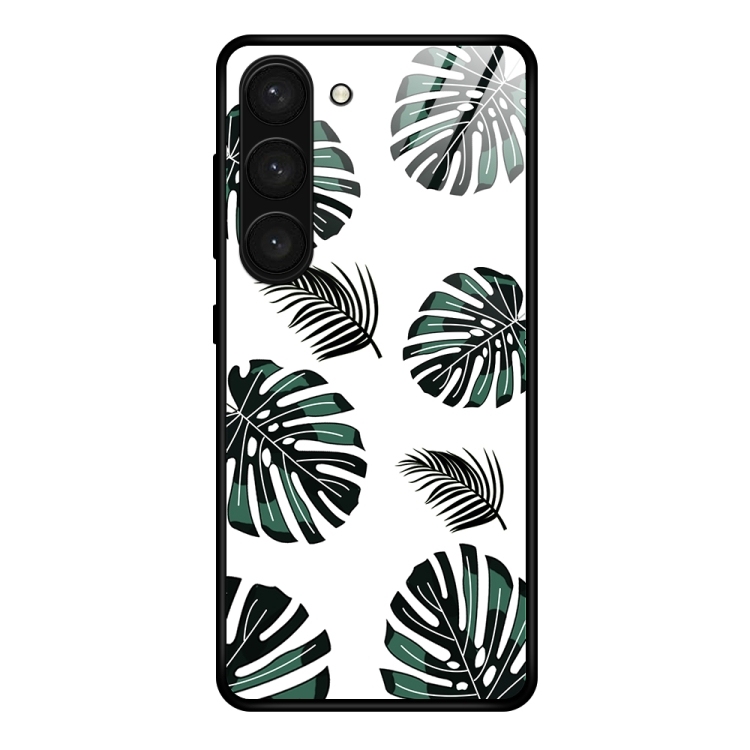 Husa p/u Samsung S23+ 5G Colorful Painted Glass (Banana Leaf)