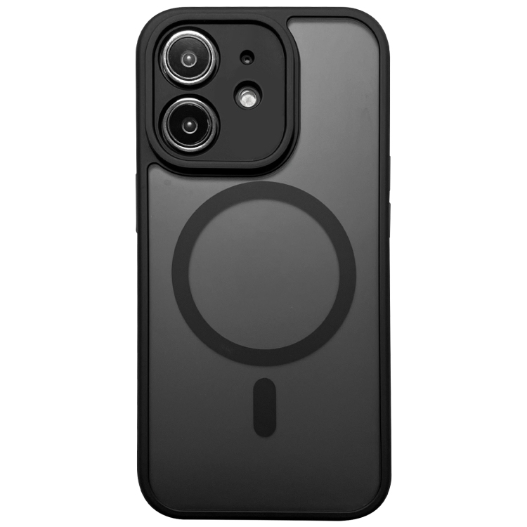 iPhone 12 MagSafe Magnetic + PC Husa (Black)