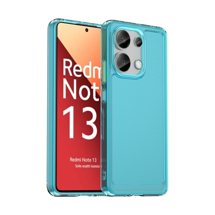 Xiaomi Redmi Note 13 4G Candy Series TPU Phone Husa (Transparent Blue)