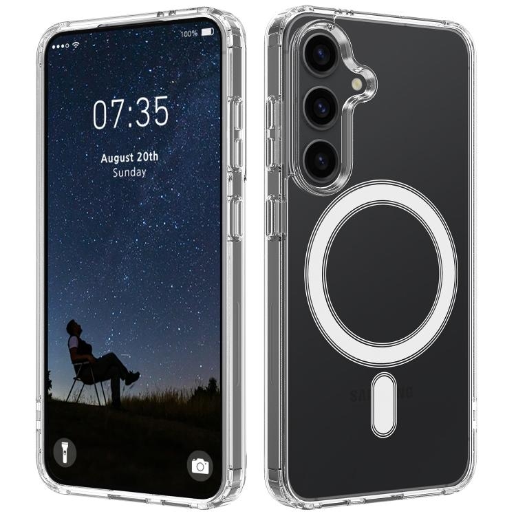 Samsung S26 5G MagSafe Magnetic Acrylic TPU Phone Husa(Transparent)