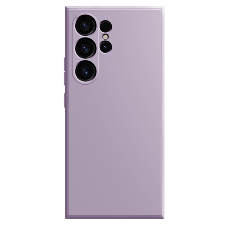 Samsung S24 Ultra 5G Imitation Liquid Silicone Husa (Light Purple)
