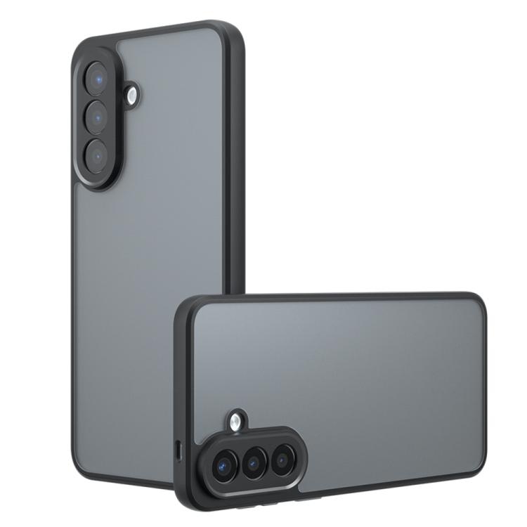 Samsung A57 5G Armor Precise Hole PC Hybrid TPU Phone Husa(Frosted Black)