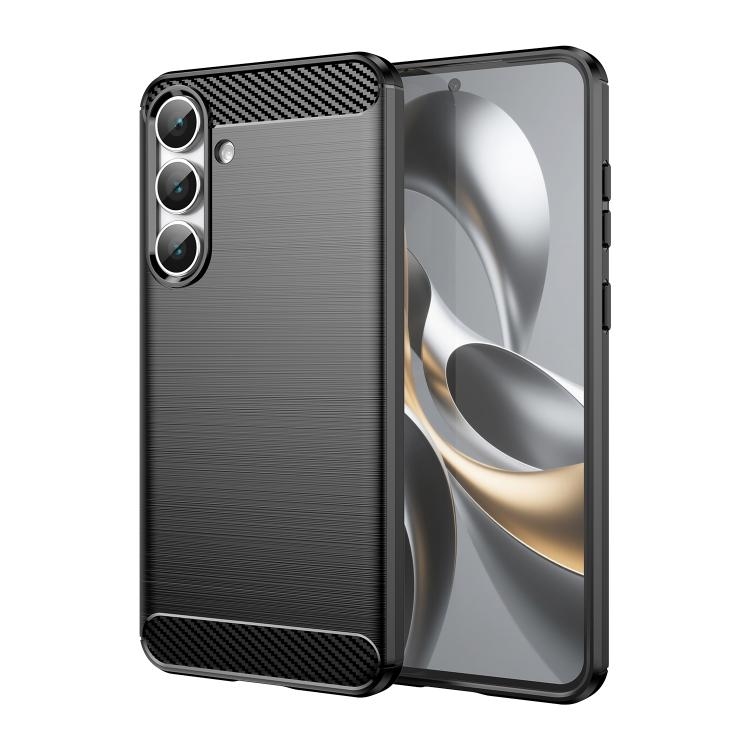 Samsung S25 FE Brushed Carbon TPU (Black)