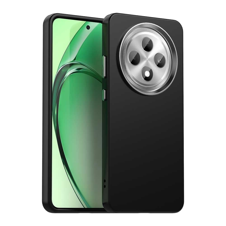 OPPO Reno12 F 5G / Reno12 FS Colorful Series Shockproof Phone Husa (Black)