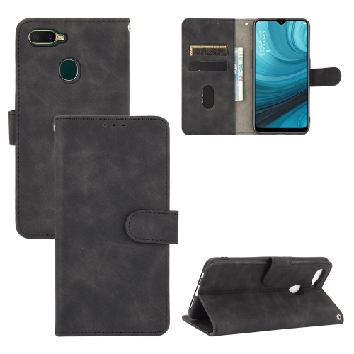 OPPO A7(AX7) / A5s / AX5s / A12 Solid Color Skin Feel Buckle (Black)