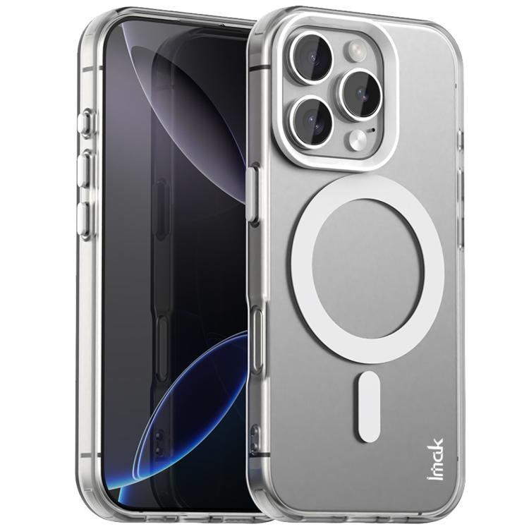 iPhone 16 Pro Max IMAK Candy Series Shockproof MagSafe Phone Husa(White)