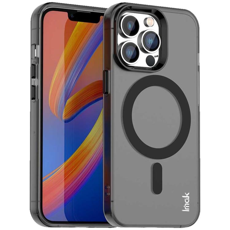 iPhone 14 Pro Max IMAK Candy Series Shockproof MagSafe Phone Husa(Black)