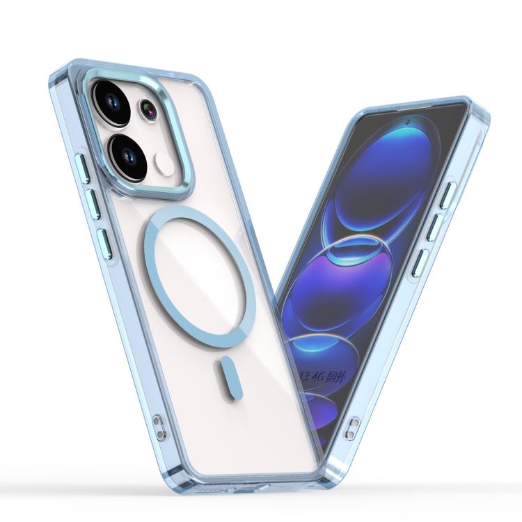 Redmi Note 13 4G MagSafe Magnetic Clear Phone Husa (Blue)