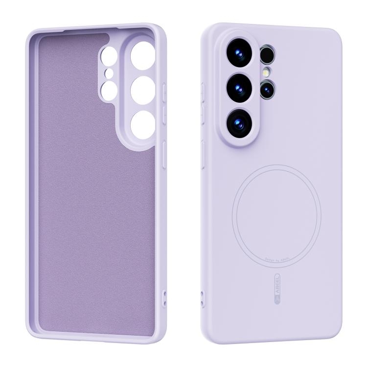 Samsung S26 Ultra 5G ABEEL Skin-friendly Feel Magsafe Liquid Silicone Phone Husa(Lilac Purple)