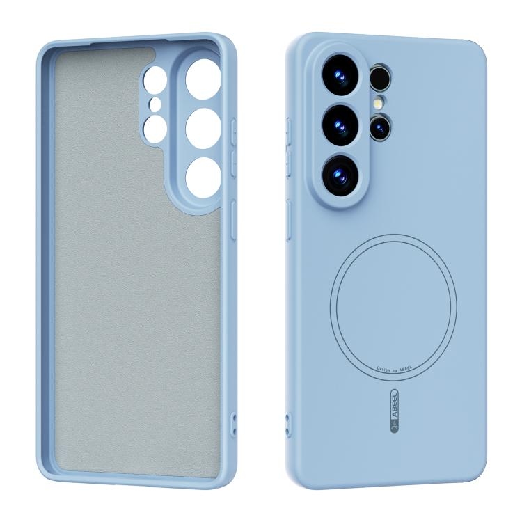 Samsung S26 Ultra 5G ABEEL Skin-friendly Feel Magsafe Liquid Silicone Phone Husa(Sky Blue)