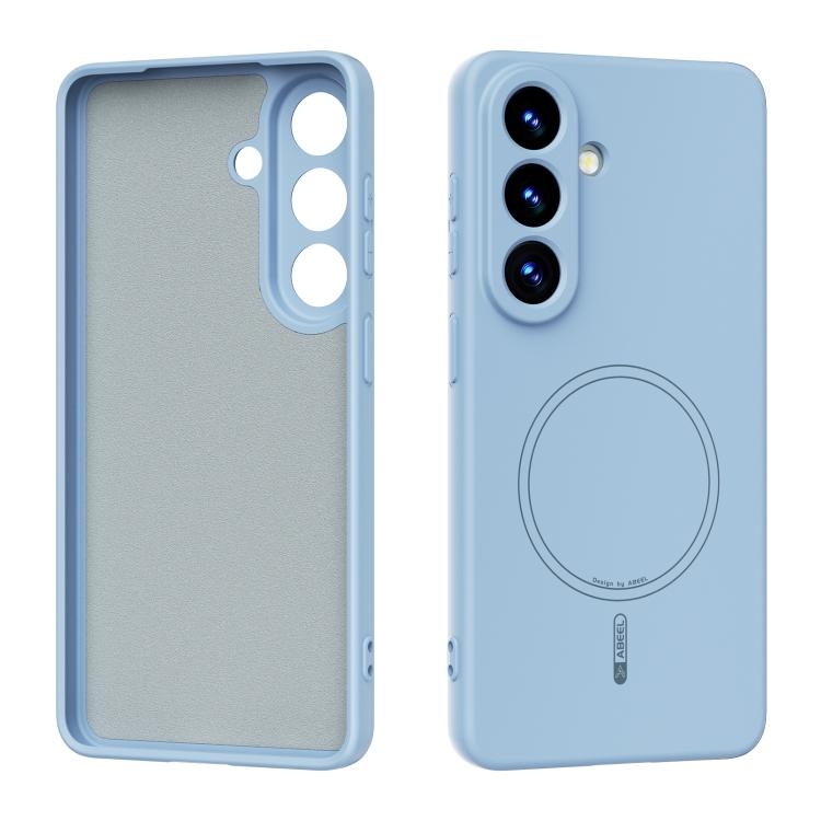 Samsung S26 5G ABEEL Skin-friendly Feel Magsafe Liquid Silicone Phone Husa(Sky Blue)