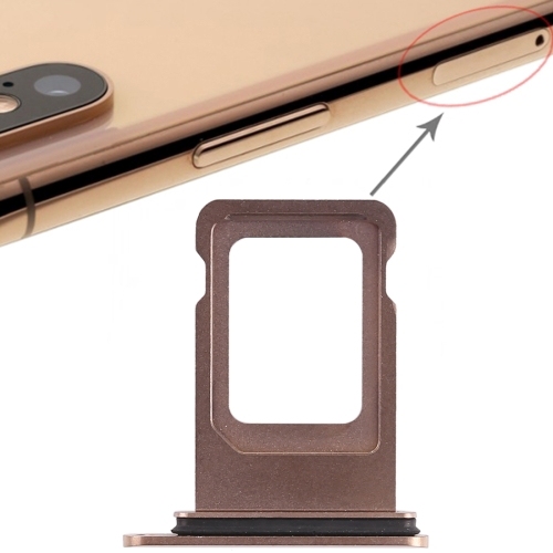 SIM Card Tray iPhone XS Max (Single SIM Card) (Gold)