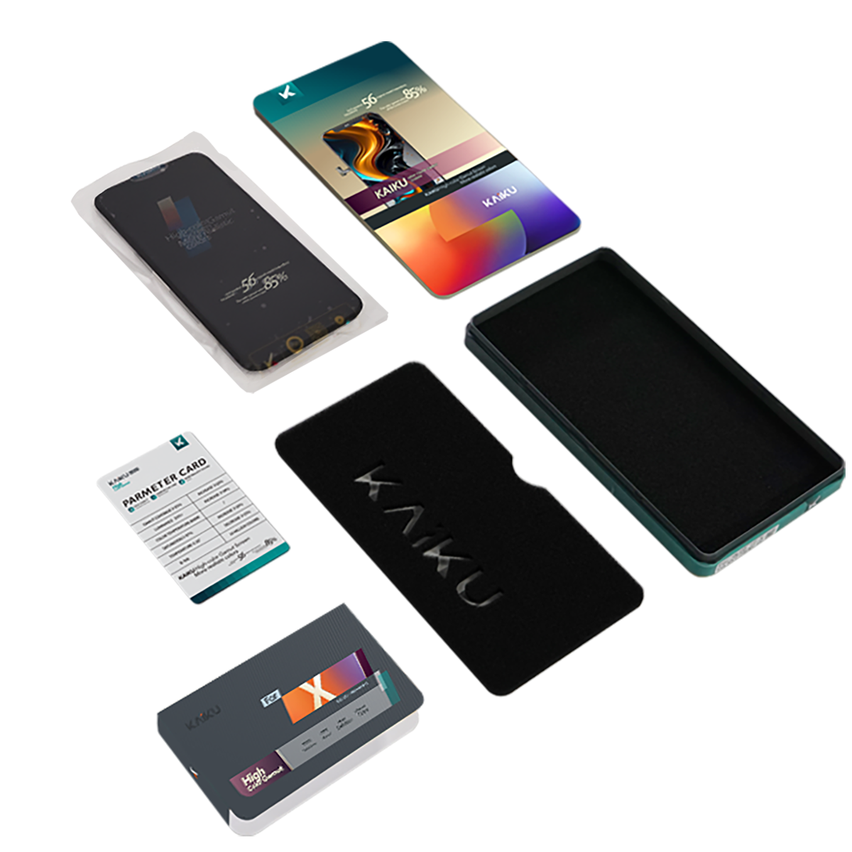 LCD XIAOMI REDMI NOTE 10 4G / NOTE 10S 4G / POCO M5S BLACK WITH FRAME KAIKU HIGH GAMA