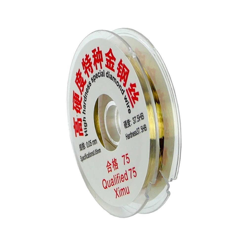 Проволока (струна) AIDA 0,05 мм/100 м для разделения комплектов дисплей+тачскрин, повышенной прочнос