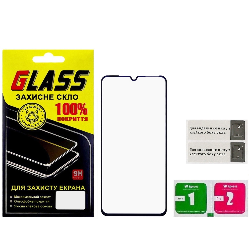 Защитное стекло для Xiaomi Mi 9/Mi 9X Full Glue Lion (0.3 мм, 2.5D, чёрное)