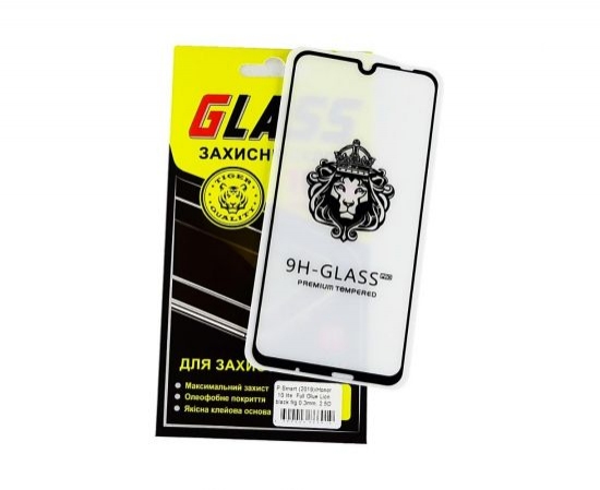 Защитное стекло для Huawei P Smart S/Y8P Full Glue (0.3 мм, 2.5D, чёрное)
