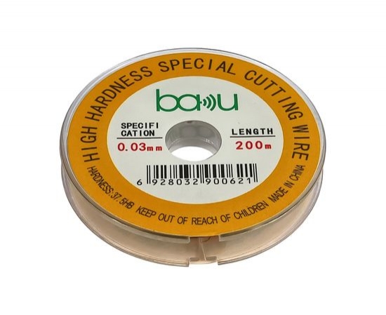 Проволока (струна) BAKU 0,03 мм/200 м для разделения комплектов дисплей+тачскрин