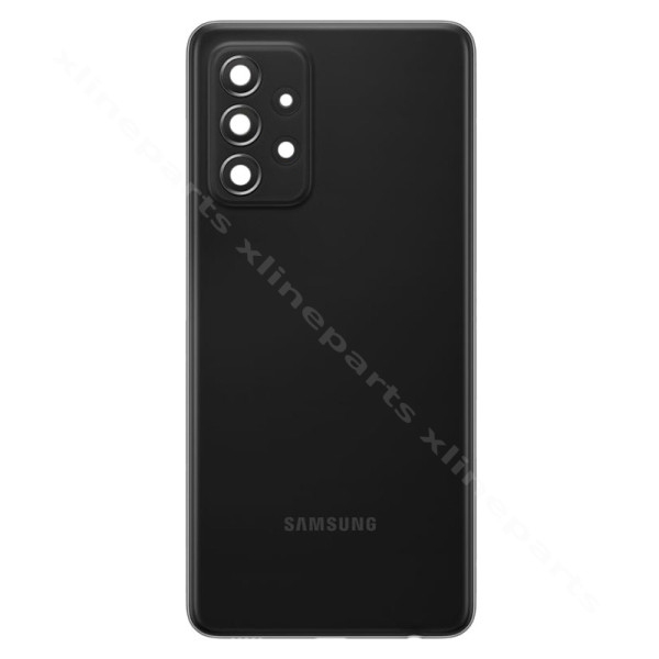 BATTERY COVER SAMSUNG A52 / A525 (Black) With Camera Lens