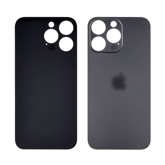 BATTERY COVER iPhone 14 Pro (Black) (Large Camera Hole)
