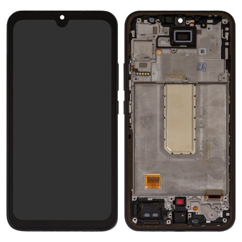 LCD SAMSUNG A34 (5G) / A346 BLACK WITH FRAME OLED