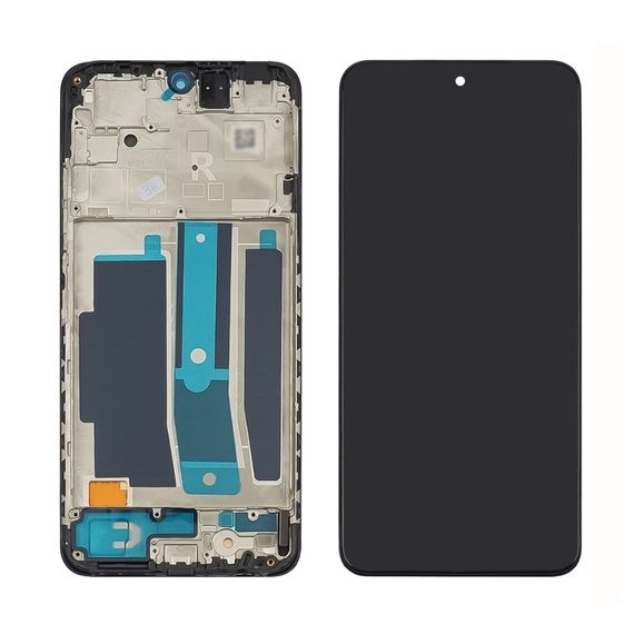 LCD XIAOMI REDMI NOTE 12S BLACK WITH FRAME IPS