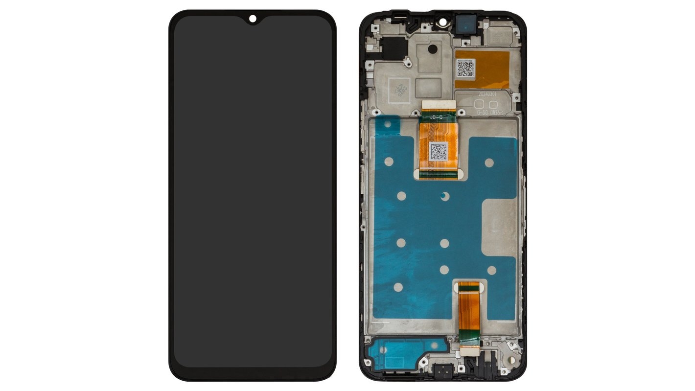 LCD HUAWEI HONOR X6B BLACK WITH FRAME AAA