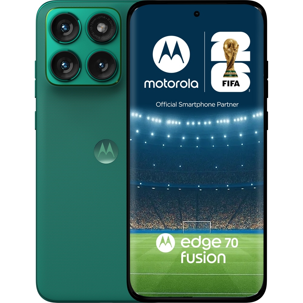 MOTOROLA Edge 70 Fusion, 256GB, 12GB RAM, Dual SIM, Sporting Green