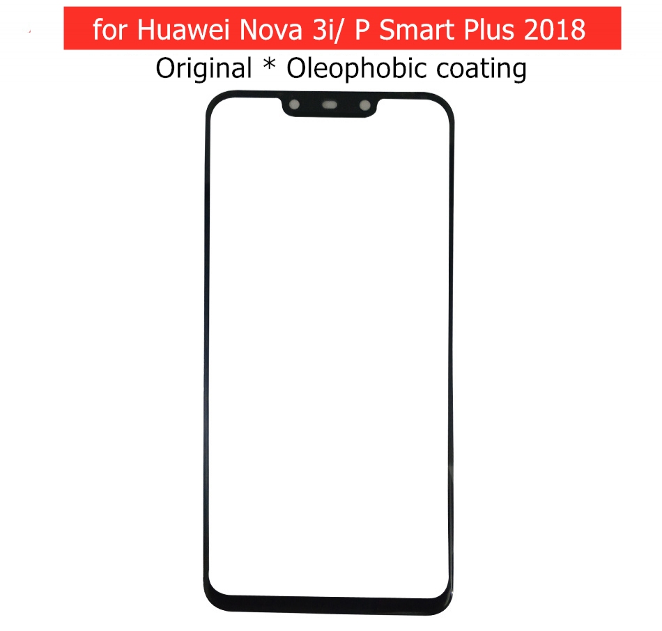 OUTER GLASS LCD Huawei P Smart Plus / Nova 3i (2018) complete with frame + OCA Black