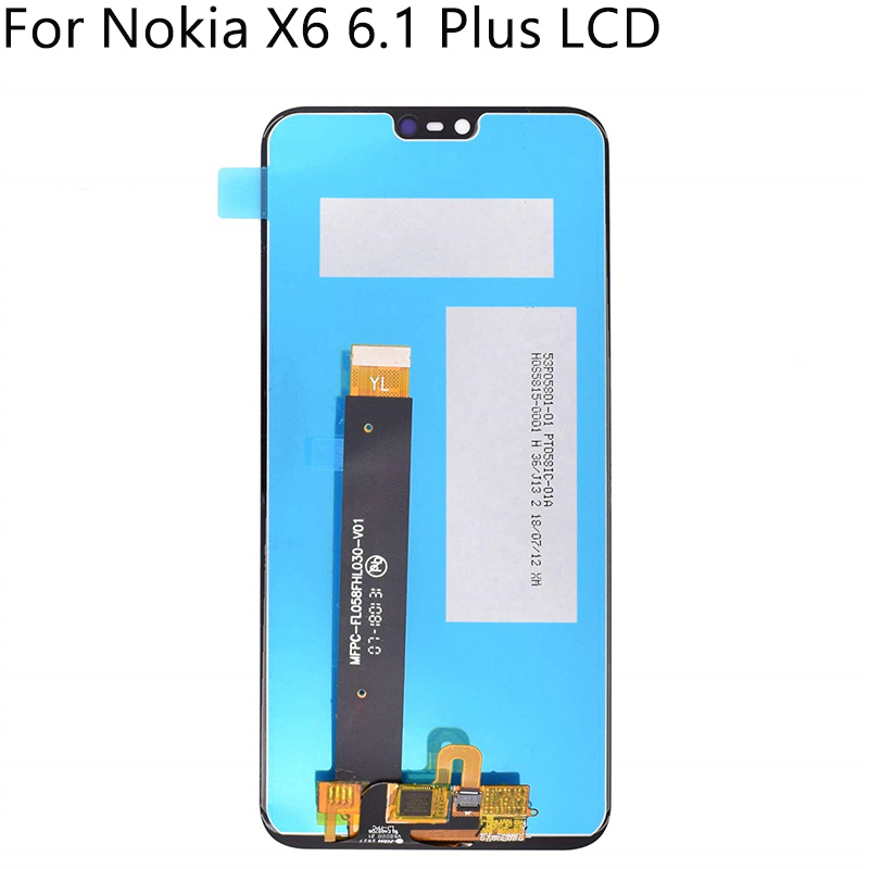LCD NOKIA 6.1 PLUS / NOKIA X6 / TA-1099 / TA-1103 / TA-1083 / TA-1099 BLACK AA