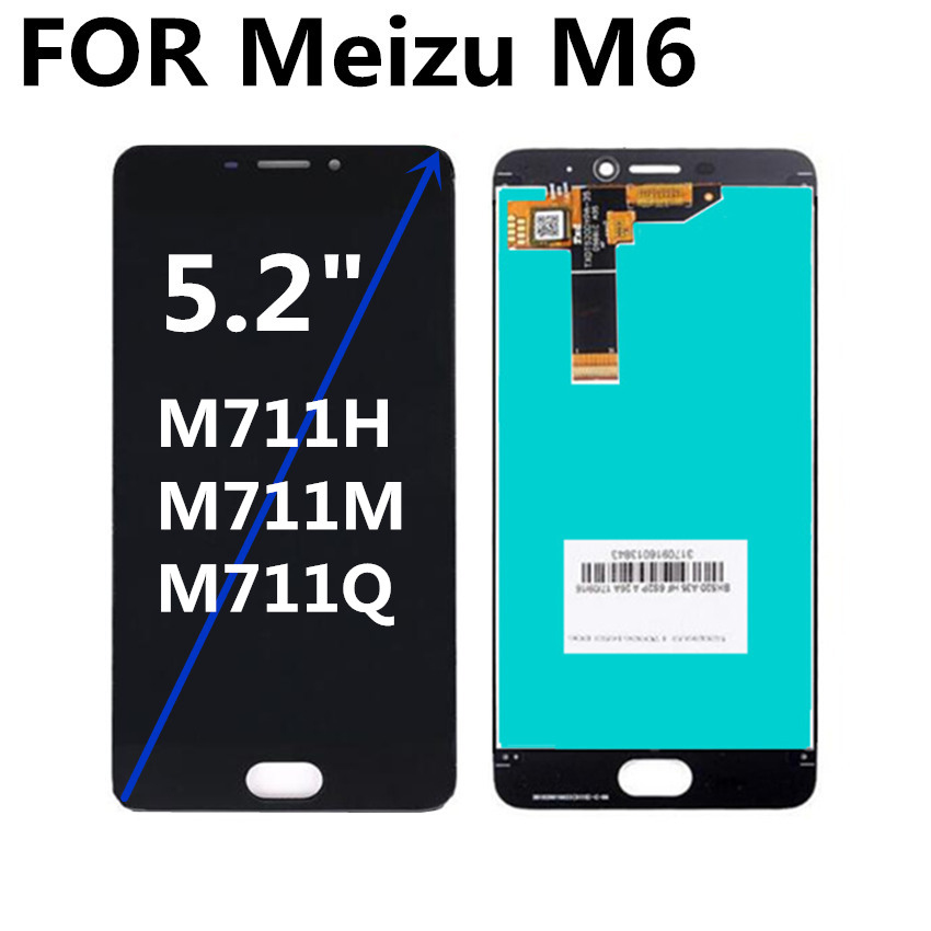 LCD MEIZU M6 / M711H BLACK AA