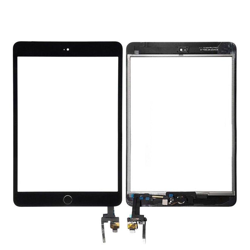 TOUCH APPLE IPAD Mini 3 (A1599, A1600) Black complete with ic and button Home