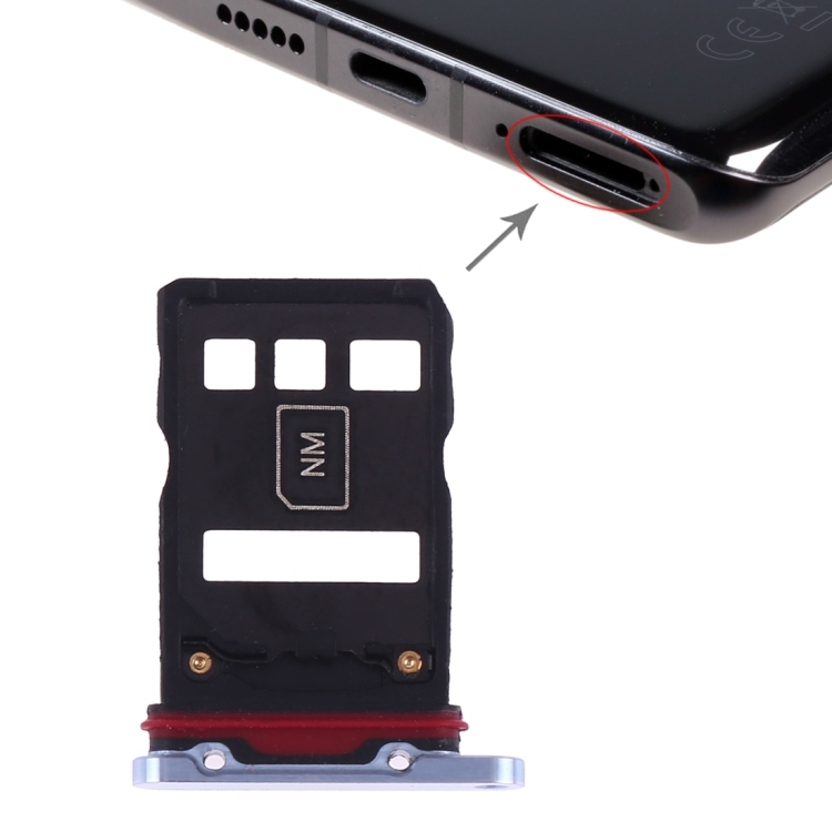 SIM Card Tray + NM Card Tray for Huawei P30 Pro (Breathing Crystal)