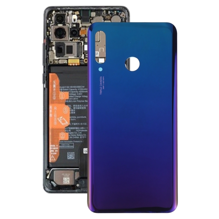 BATTERY COVER Huawei P30 Lite / Nova 4e (Peacock Blue)