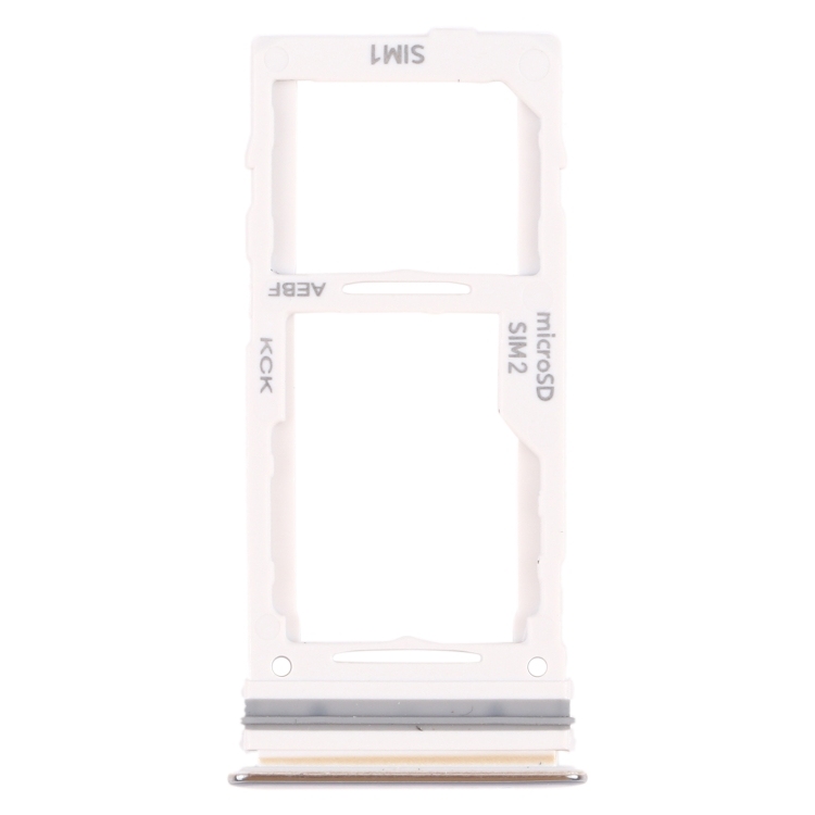 For Samsung Galaxy A52 SM-A525 SIM Card Tray + SIM Card Tray / Micro SD Card Tray (Silver)