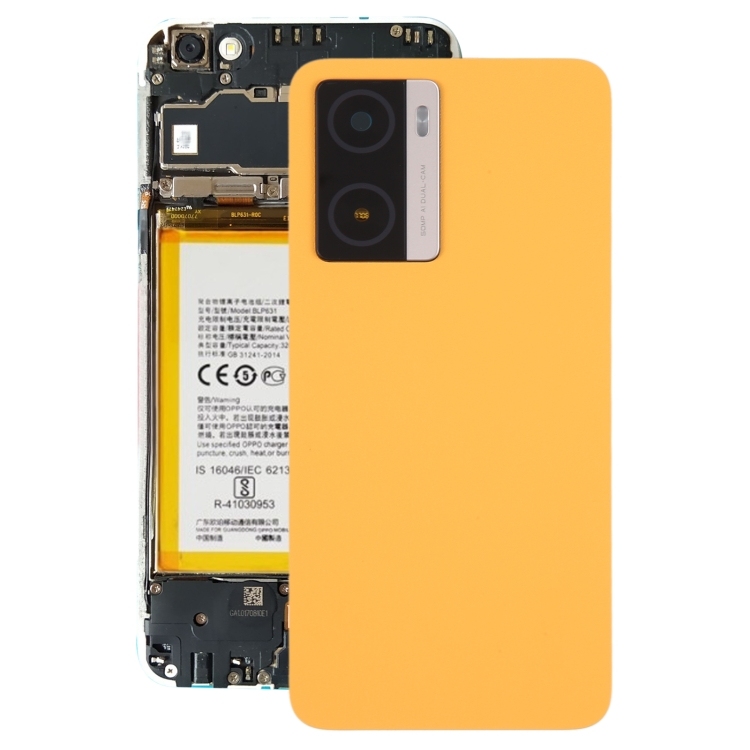 BATTERY COVER OPPO A77s (Orange) Original